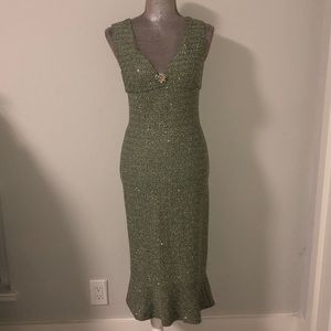 St. John Evening Sequin knit dress